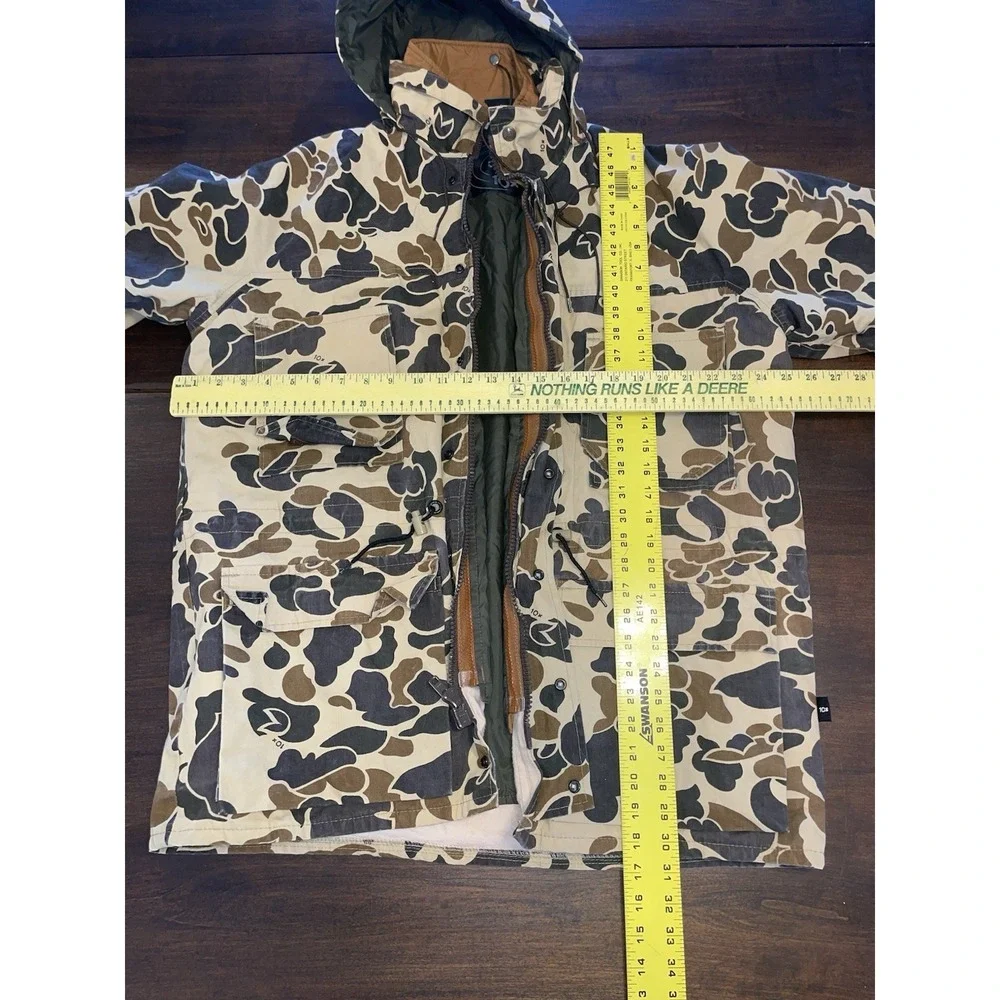 10X Hunting Jacket Coat 2-Piece Large Camo Insulated Hooded Heavy Duty - Picture 10 of 10